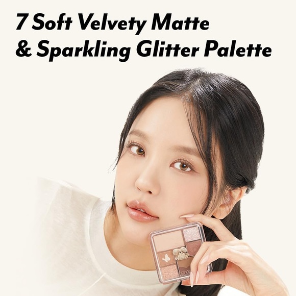 I’m Meme 01 My Teddy Wonder Soft Layer Eye Palette- warm neutral, matte, glitter - Picture 9 of 10